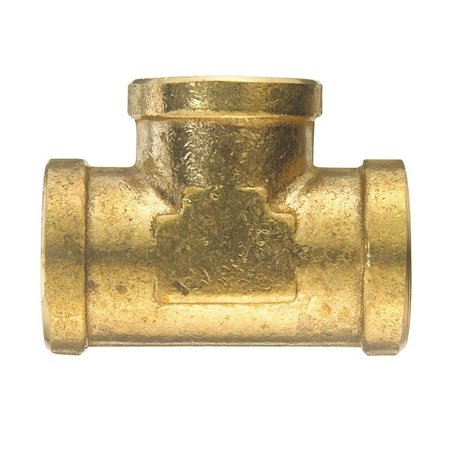 JMF Company 1/2 in. FPT X 1/2 in. D FPT Brass Tee 4338562